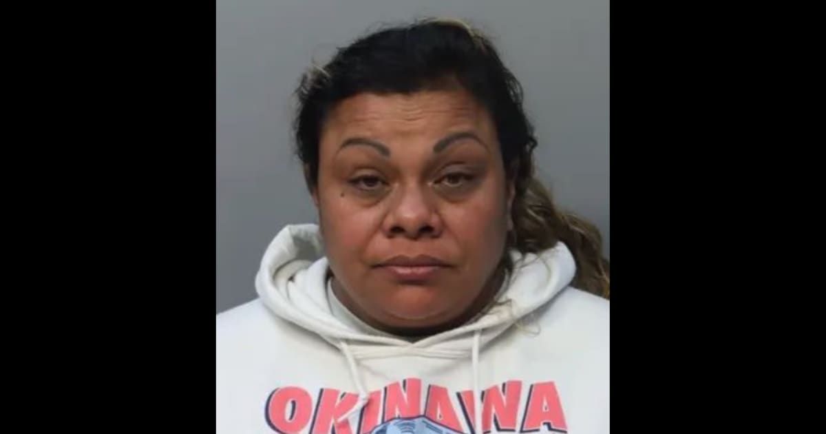 Sandra Jimenez allegedly stabbed her boyfriend in the eye (Miami-Dade Police Department)