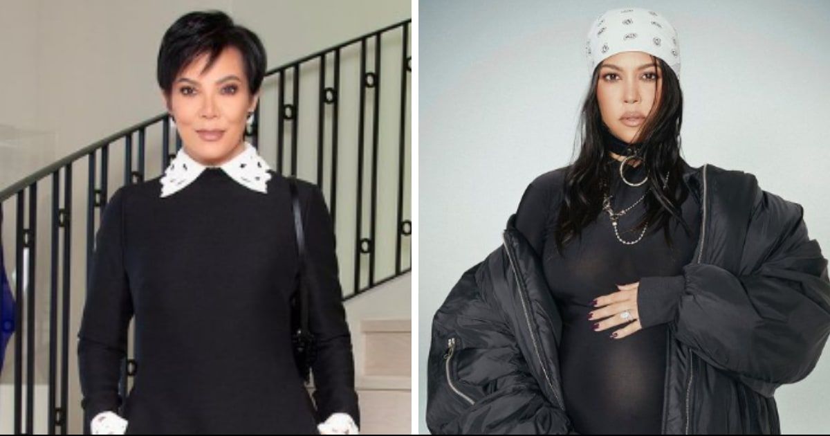 Kris Jenner did not like Kourtney Kardashian’s public announcement of her pregnancy since she was not informed (@krisjenner, @kourtneykardash/Instagram)