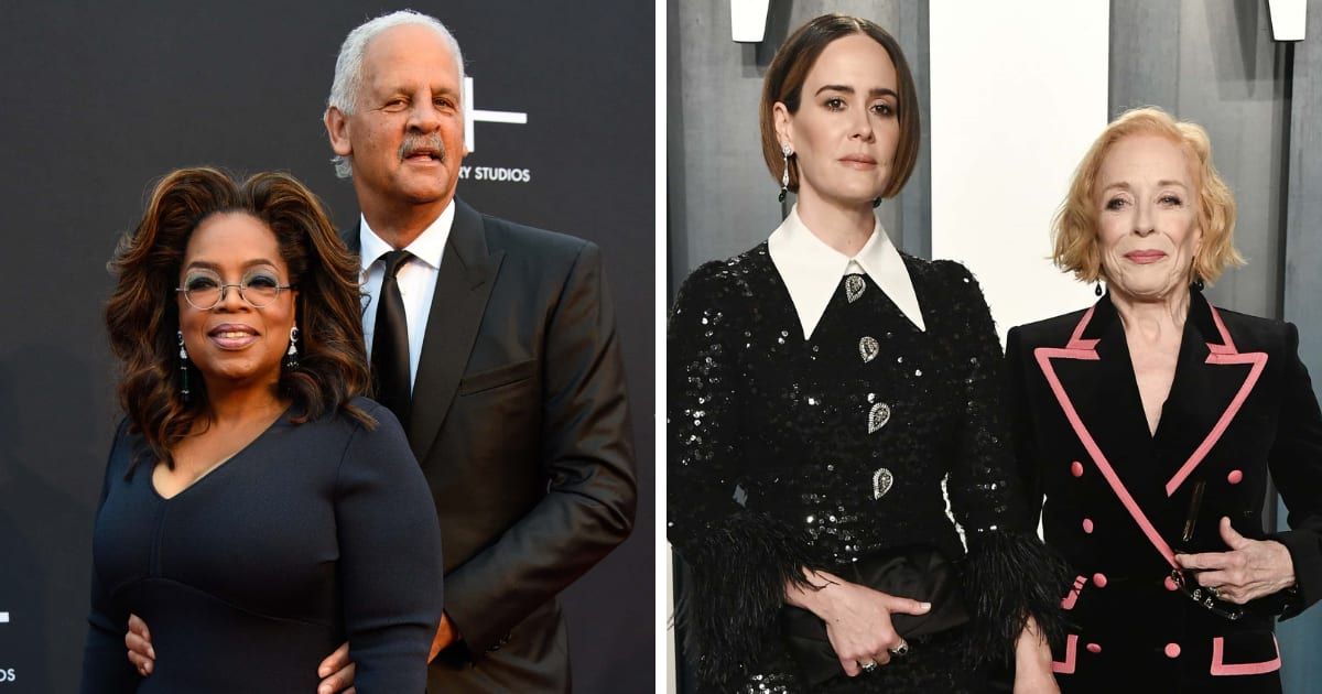 Fans may not know that these long-term celebrity couples, from Oprah Winfrey and Stedman Graham to Sarah Paulson and Holland Taylor, never got married (Getty Images)