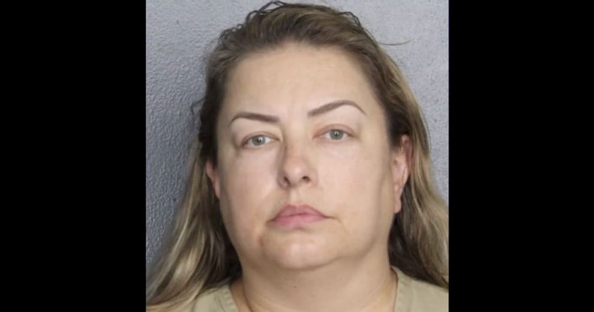 Pamela Gaensel was charged with child abuse after a surveillance video showed her repeatedly slapping her 6-year-old son (WSVN)