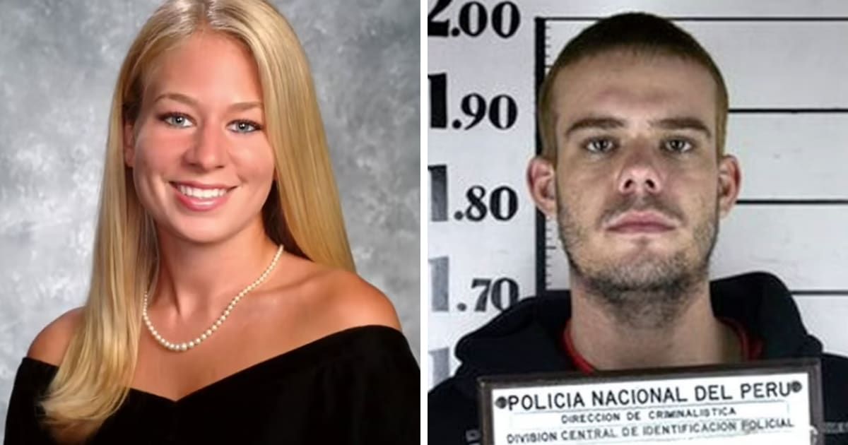 Joran van der Sloot confessed to the murder of Natalee Holloway after being snared in an FBI sting operation (Natalee Holloway Resource Center/Facebook, National Police Peru)