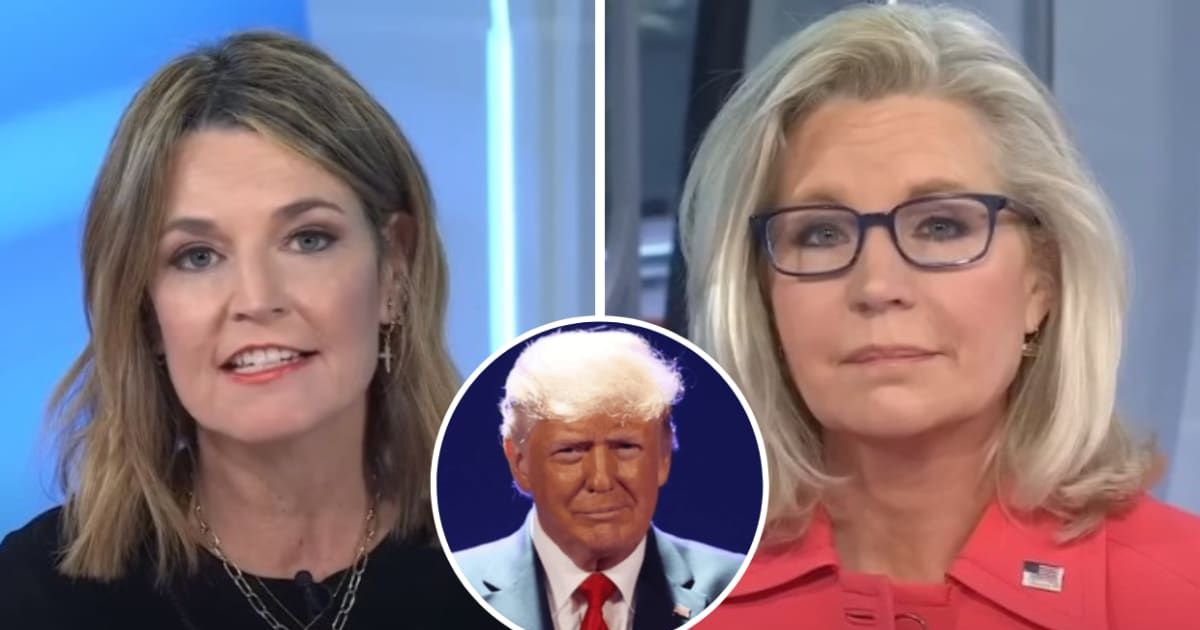 Liz Cheney admits to Today's Savannah Guthrie that she will never vote for 'dangerous' Donald Trump