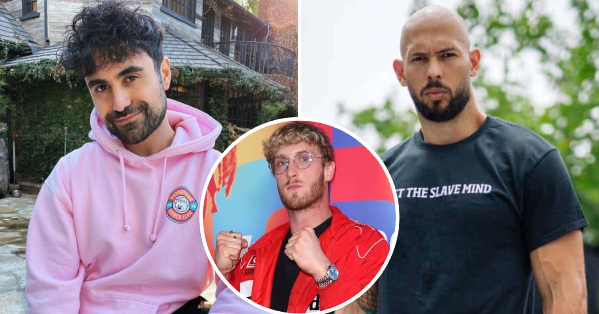 After his fallout from Logan Paul's podcast, George Janko, now steering his own ship, gears up for an exhilarating episode with Andrew Tate (Instagram/@georgejanko, Getty Images, X/@cobratate)