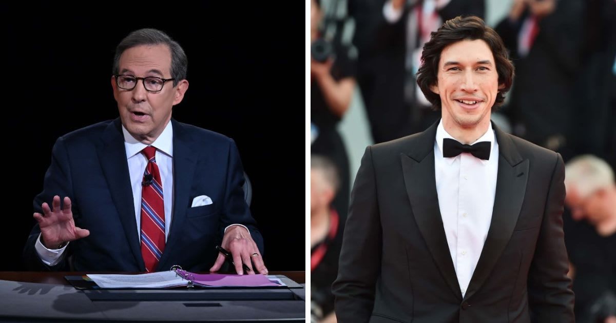 Chris Wallace receives Internet flak for making controversial remark about Adam Driver's looks (Getty Images)