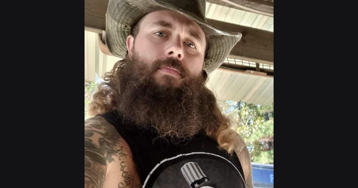 Tyler Goodson was shot by law enforcement officers during a standoff at his home (Stephanie Frances/Facebook) 