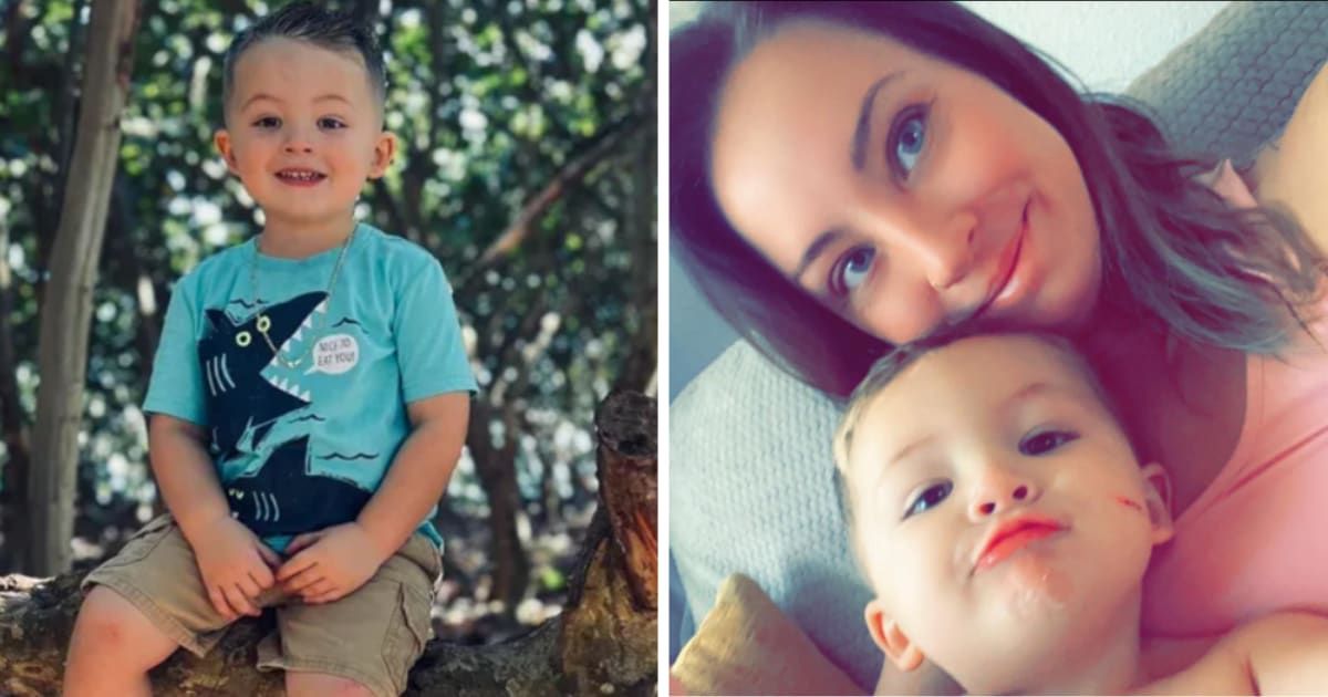 Cayden Denny's mother 'attempted to stop the child' shortly before they were both struck by a 2009 Honda Pilot (Facebook/Cassie Becher and GoFundMe)