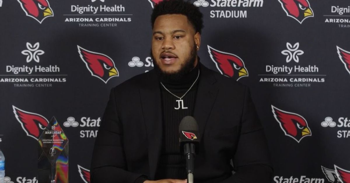 Jonathan Ledbetter was recently named the Arizona Cardinals' Walter Payton NFL 'Man of the Year' nominee (Arizona Cardinals)