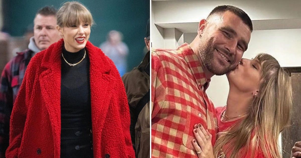 Taylor Swift attended the Green Bay Packers vs Kansas City Chiefs game at Lambeau Field on December 4 to support her boyfriend Travis Kelce (@swiftiesnation_, @swiminchampagne/Instagram)