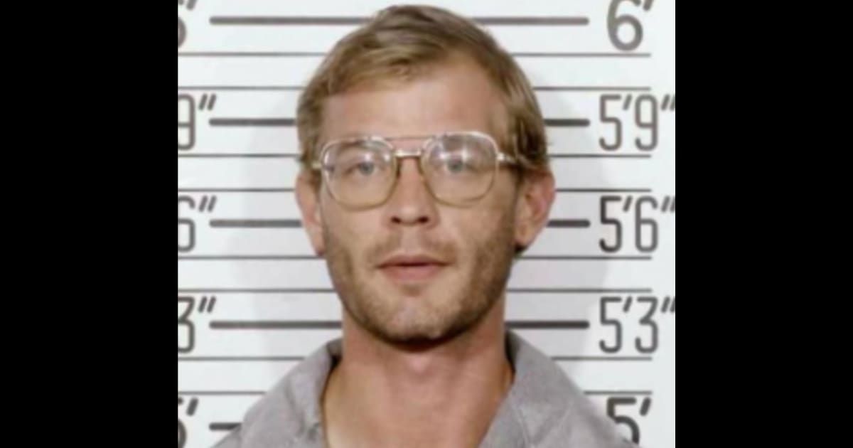 Jeffrey Dahmer's prison mug shots taken on July 23, 1991. His father Lionel Dahmer died at the age of 87 (Milwaukee Police Department)