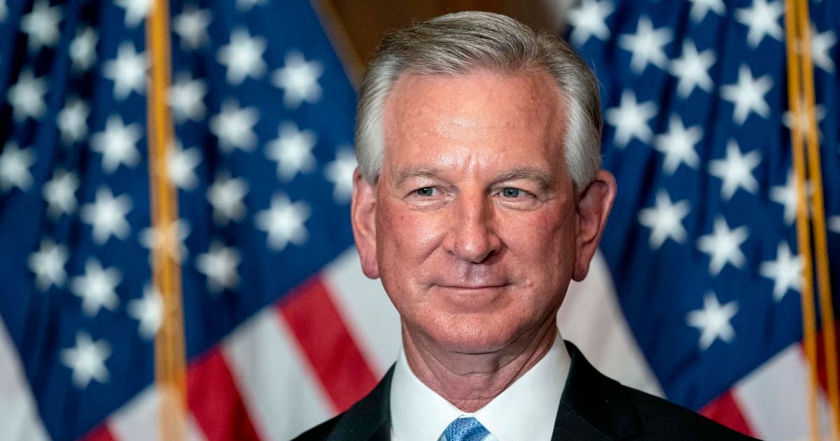 Senator Tommy Tuberville of Alabama introduced the blockade in March (Getty Images)