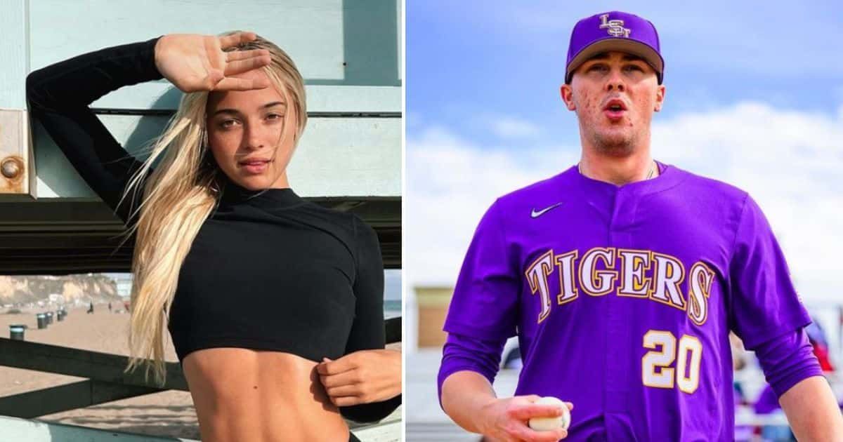 Olivia Dunne and Paul Skenes showcased their unique NFL game experience (@livvydunne, @paulskenes/Instagram)
