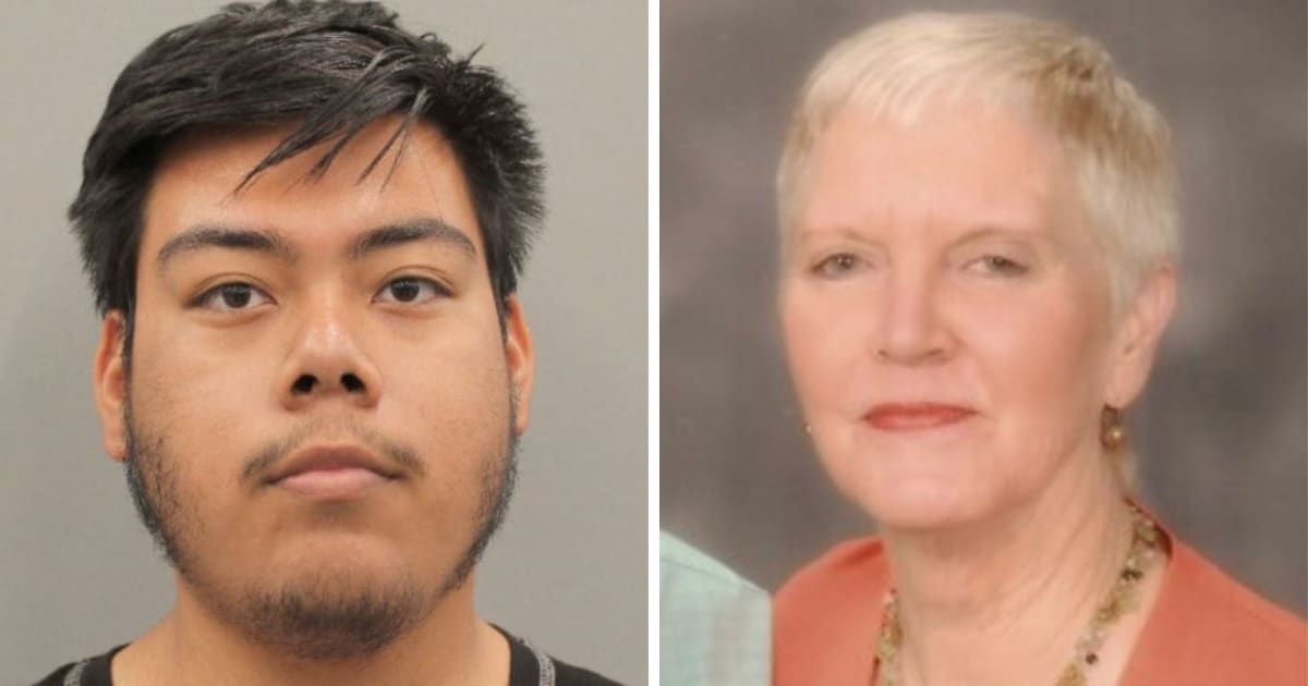 Marco Cobos (L) stabbed Etta Nugent (R) at least 13 times with two knives (Harris County District Attorney’s Office)