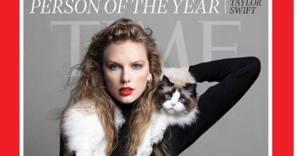Taylor Swift declared Time's Person of the Year with a feline twist (@taylorswift/Instagram)