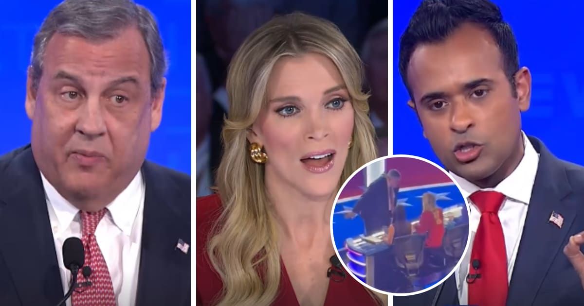 Fourth GOP debate: Internet in splits over clip of Chris Christie seemingly complaining to Megyn Kelly after Vivek Ramaswamy's attack
