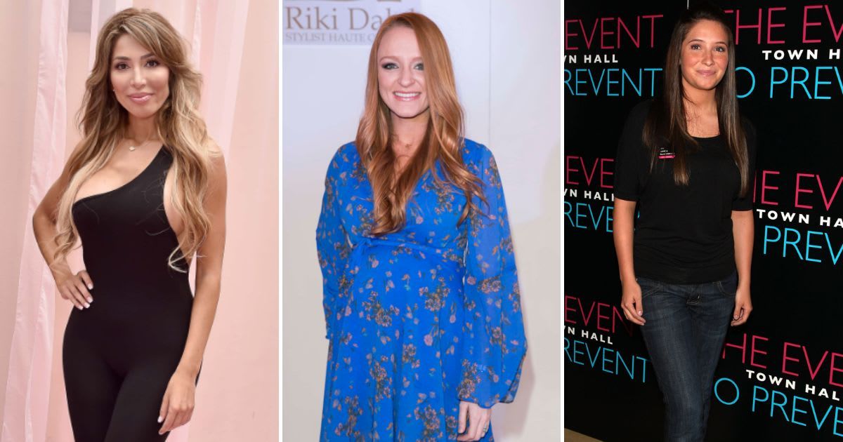 (L-R) Former ‘Teen Mom OG’ stars Farrah Abraham, Maci Bookout, and Bristol Palin (Getty Images)
