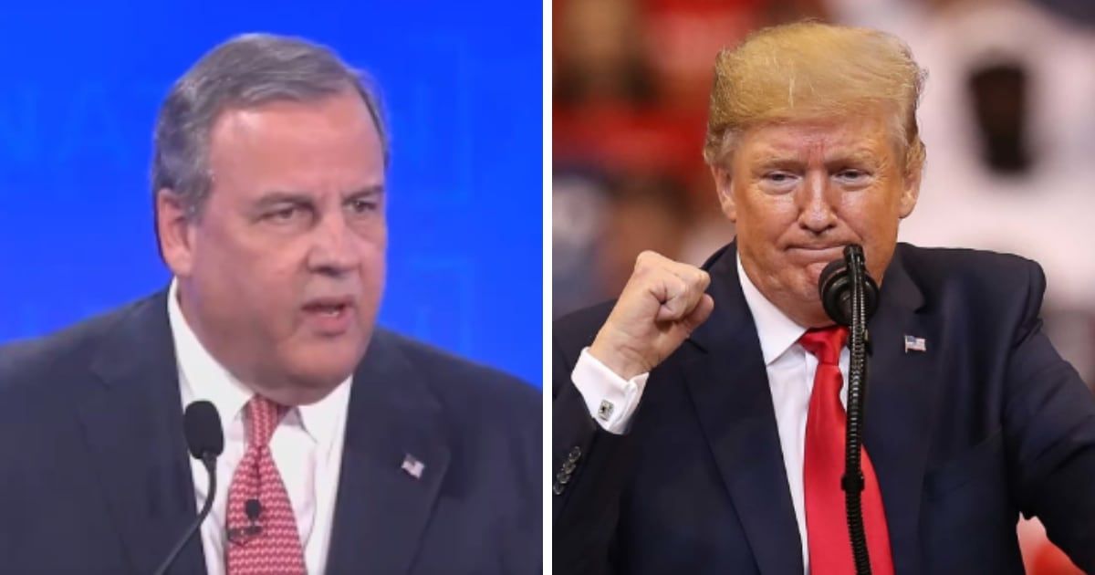 Internet divided as Chris Christie calls Donald Trump 'an angry bitter man' during fourth GOP debate
