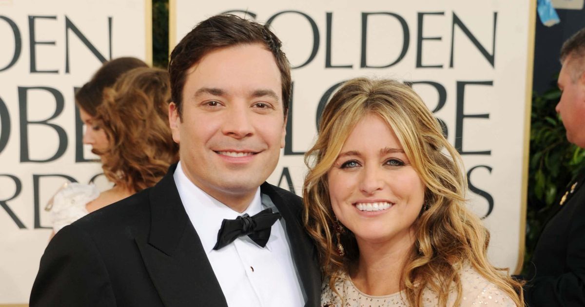 Jimmy Fallon (L) and Nancy Juvonen are parents of two daughters (Getty Images)