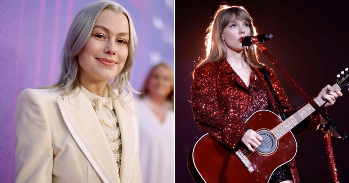 Phoebe Bridgers ranked Taylor Swift's Eras Tour as more spectacular compared to 'Beatlemania' and Michael Jackson's 'Thriller' craze (Getty Images)