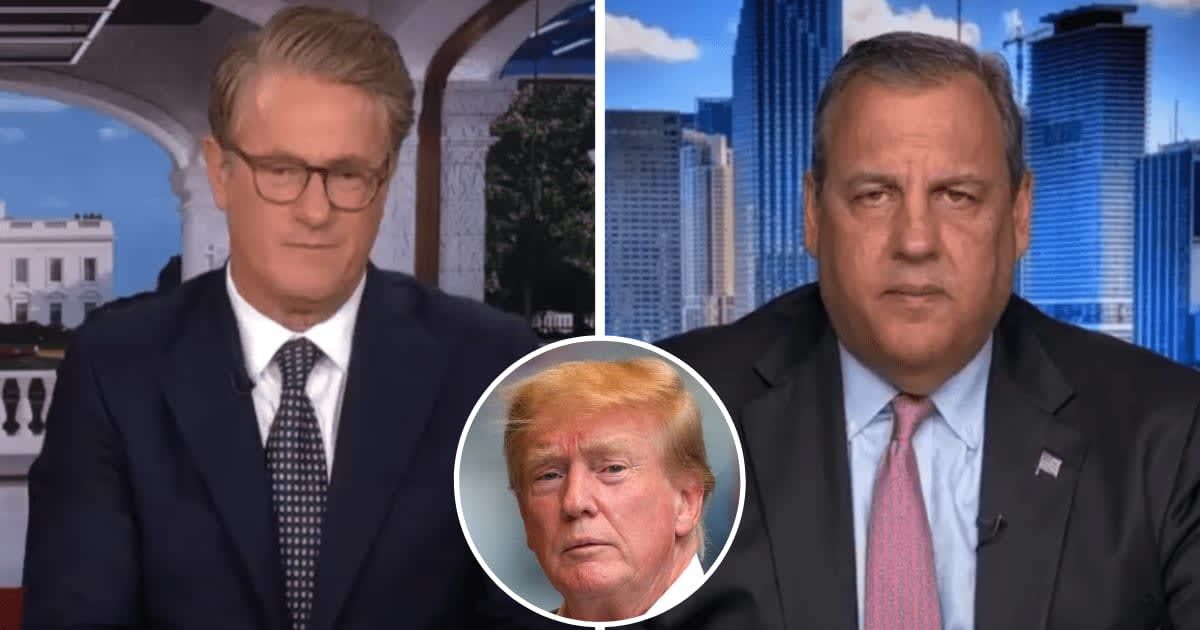 After the fiery fourth GOP debate in Alabama, 'Morning Joe' host Joe Scarborough and Chris Christie engage in a candid conversation about Donald Trump (YouTube/MSNBC, Getty Images)