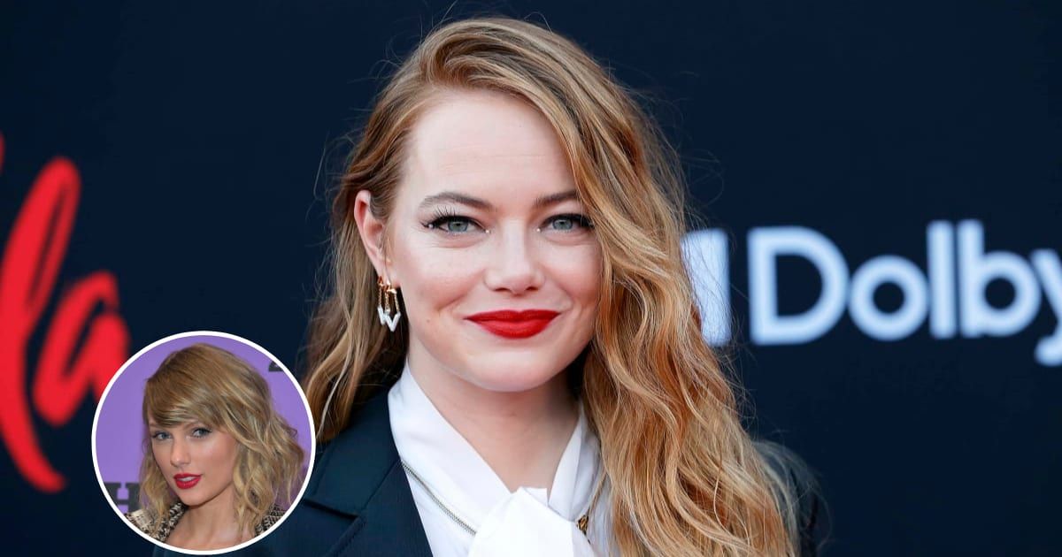 Fans speculate that Taylor Swift was inspired to write her song 'When Emma Falls in Love' by her friend and actress Emma Stone (Getty Images)