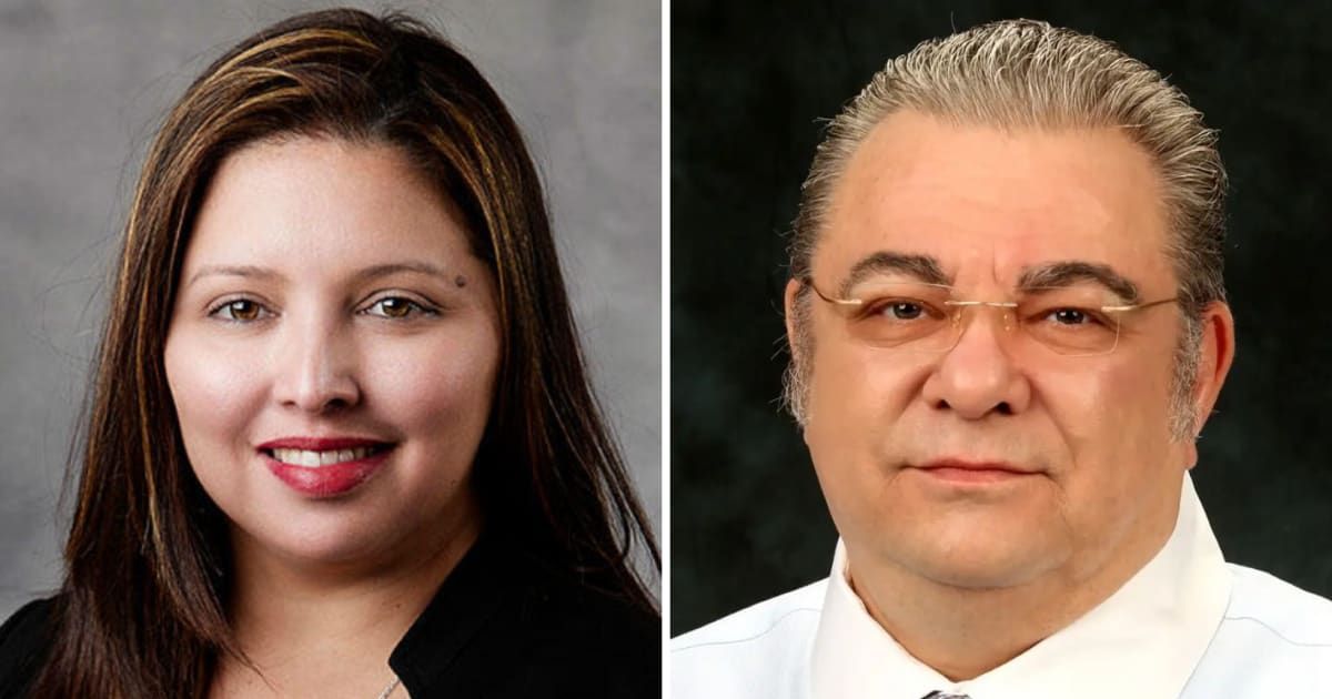 Patricia Navarro-Velez (L) was fatally shot by suspect Anthony Polito (R) during the UNLV shooting spree (UNLV/Linkedin)