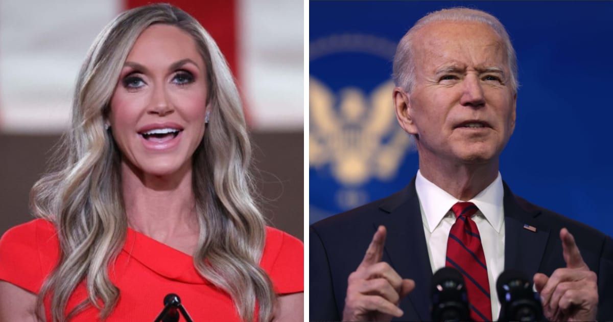 Lara Trump's allegations on Joe Biden seeking second term to avoid family jail time sparks online mockery (Getty Images)