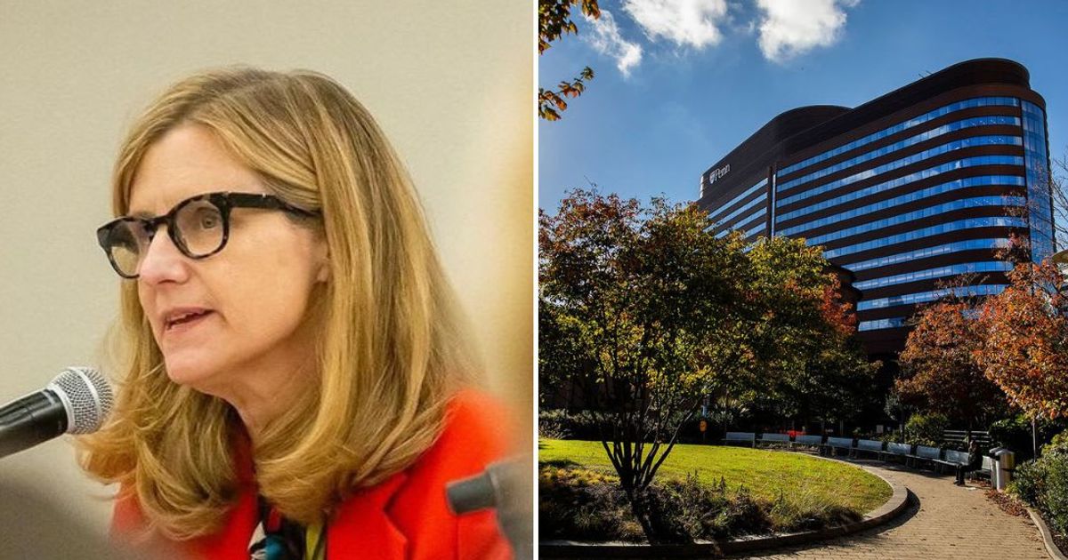 University of Pennsylvania president Liz Magill was urged to resign by the Wharton board following her disastrous testimony on antisemitism (@pennpresident and @uofpenn/Instagram)