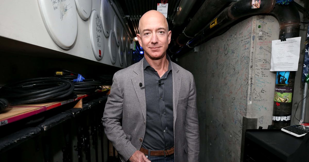 Jeff Bezos is accused of not taking part in neighbourhood's 'Cleanup Day' (Getty Images)