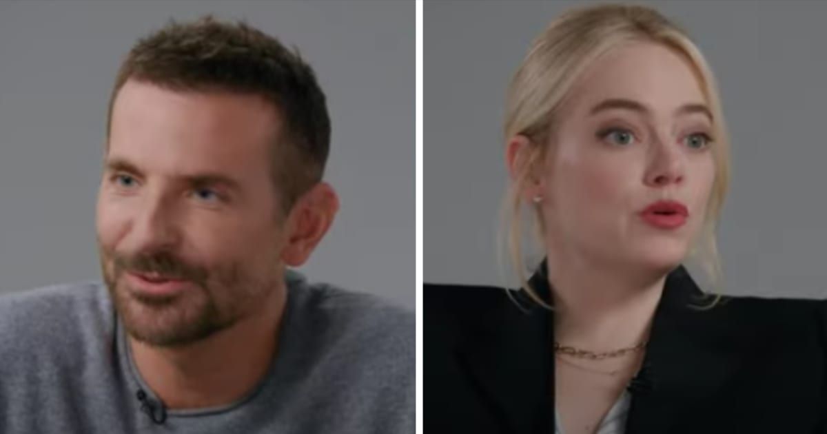 Bradley Cooper and Emma Stone recently had a fun interaction on Variety's 'Actor on Actors' (YouTube/Variety)