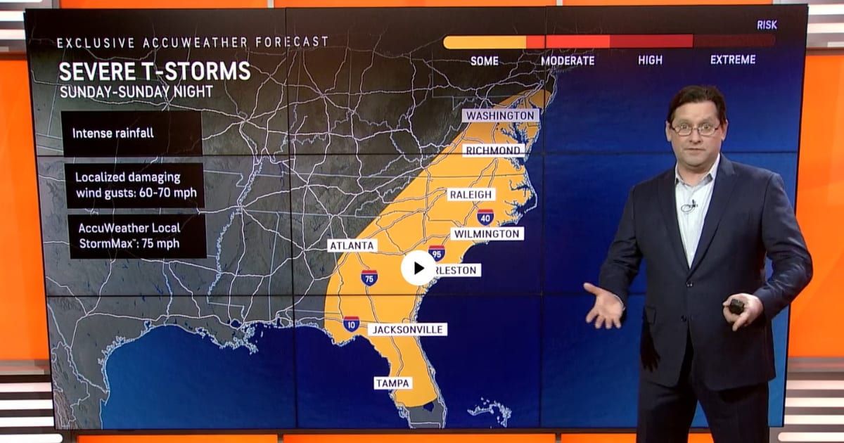 National Weather Service of New York has warned of adverse weather conditions from late Sunday, December 10 (AccuWeather)