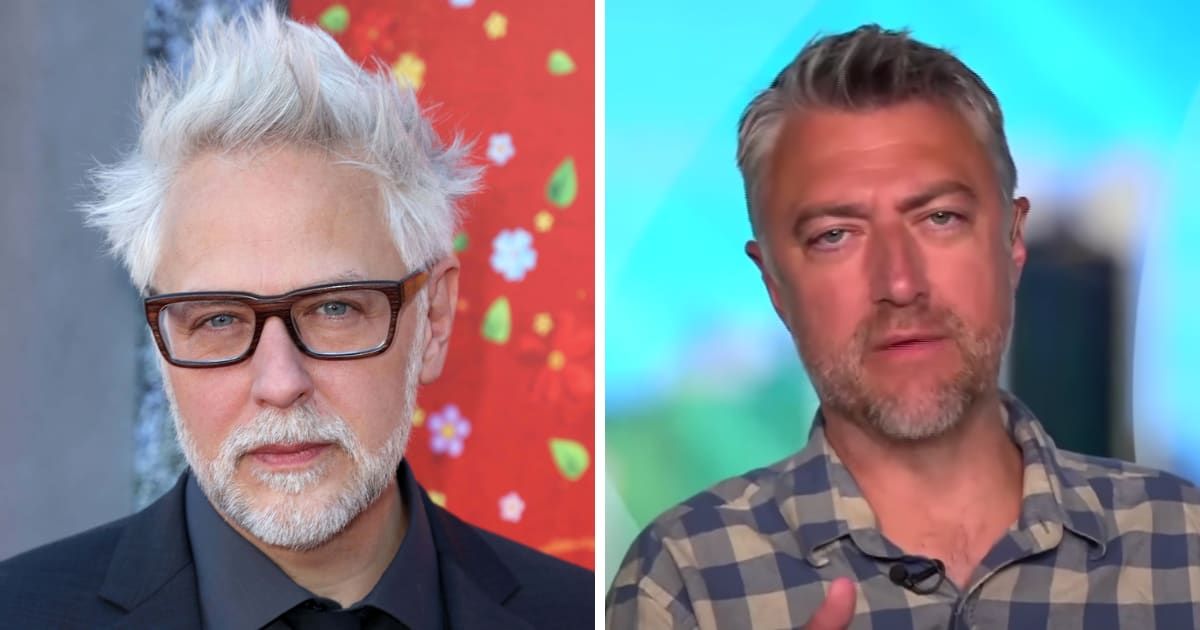Director James Gunn (L) tapped his brother, Sean Gunn (R), to play the iconic DC Comics villain Maxwell Lord (Getty Images, CBS Mornings/YouTube)