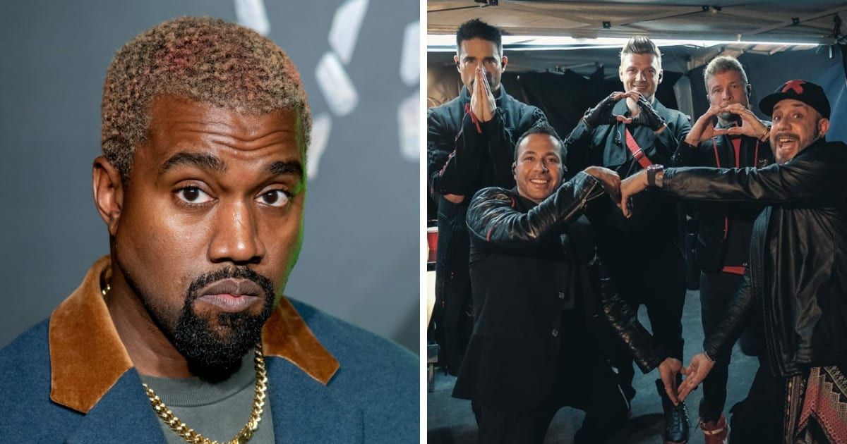 Kanye West's upcoming song 'Everybody' includes a sample of an iconic hit by the Backstreet Boys (Getty Images, Backstreet Boys/Instagram)