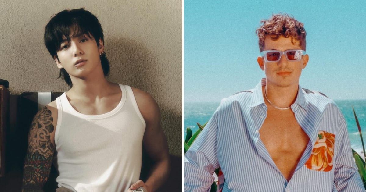 Jungkook and Charlie Puth had a successful collab in 2022, releasing the single 'Left and Right' (bts.bighitofficial, charlieputh/Instagram)