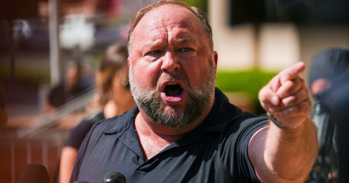 Alex Jones has made quite a few eccentric conspiracy theories over the years (Getty Images)