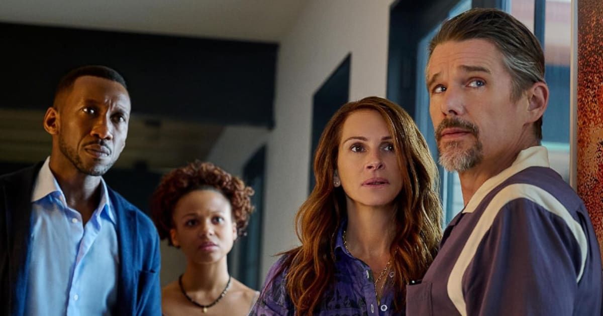Mahershala Ali, Myha’la Herrold, Julia Roberts and Ethan Hawke in 'Leave the World Behind' (Netflix)