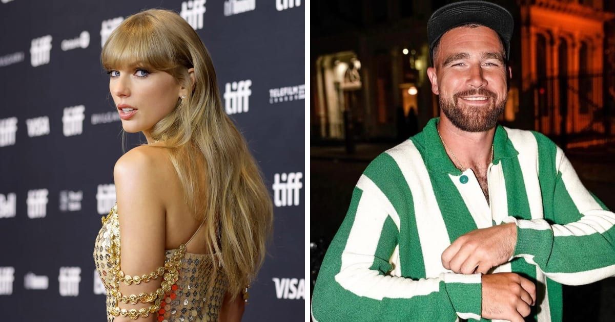 Taylor Swift (L) and Travis Kelce (R) are now making waves in an unexpected domain: music charts (Getty Images, Instagram/killatrav)
