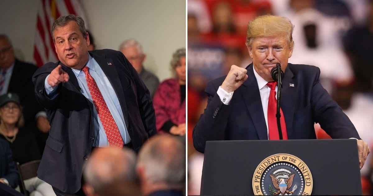 Chris Christie has slammed Donald Trump again (@chrischristie/Instagram, Getty Images)