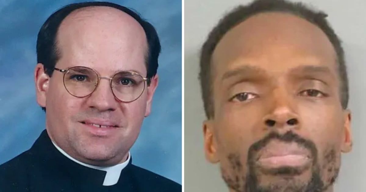 Father Steven Gutgsell was fatally stabbed by Kierre L Williams (Archdiocese of Omaha Chancery and Washington County Sheriff's Office)