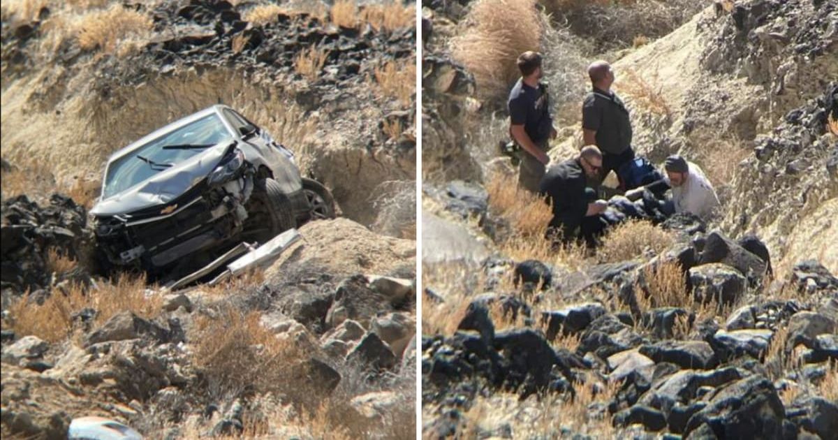 Canyon County Sheriff's Office found the 72-year-old woman alive after she fell at Canyon four days ago (Canyon County Sheriff's Office/Facebook)
