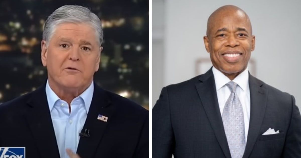Internet calls out Eric Adams after Fox News' Sean Hannity reports on NYC mayor criticizing WH over migrant crisis