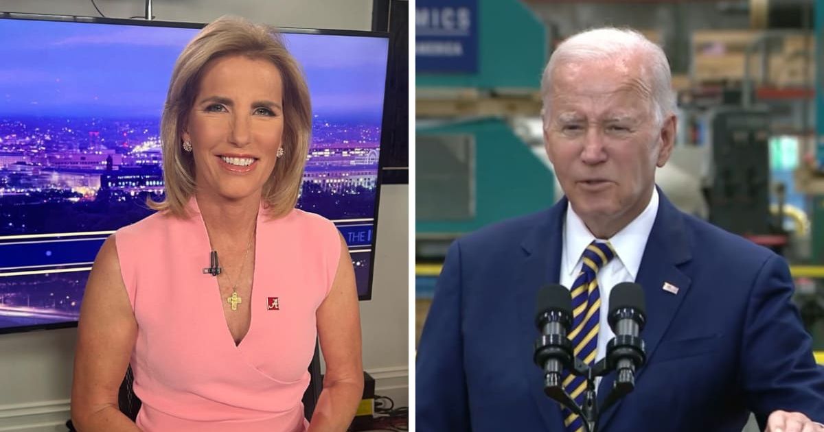 Joe Biden slammed as Fox News host Laura Ingraham claims White House 'cares more about Ukraine' than critical issues faced by Americans