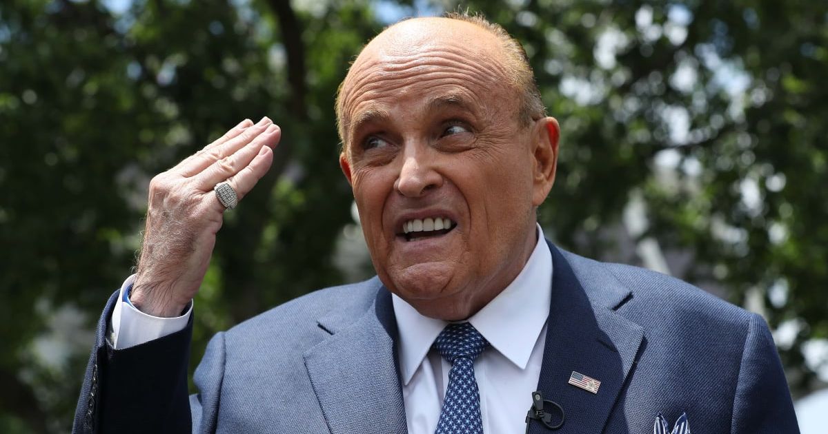 Former New York City Mayor Rudy Giuliani was slammed online for his recent religious analogy (Getty Images)