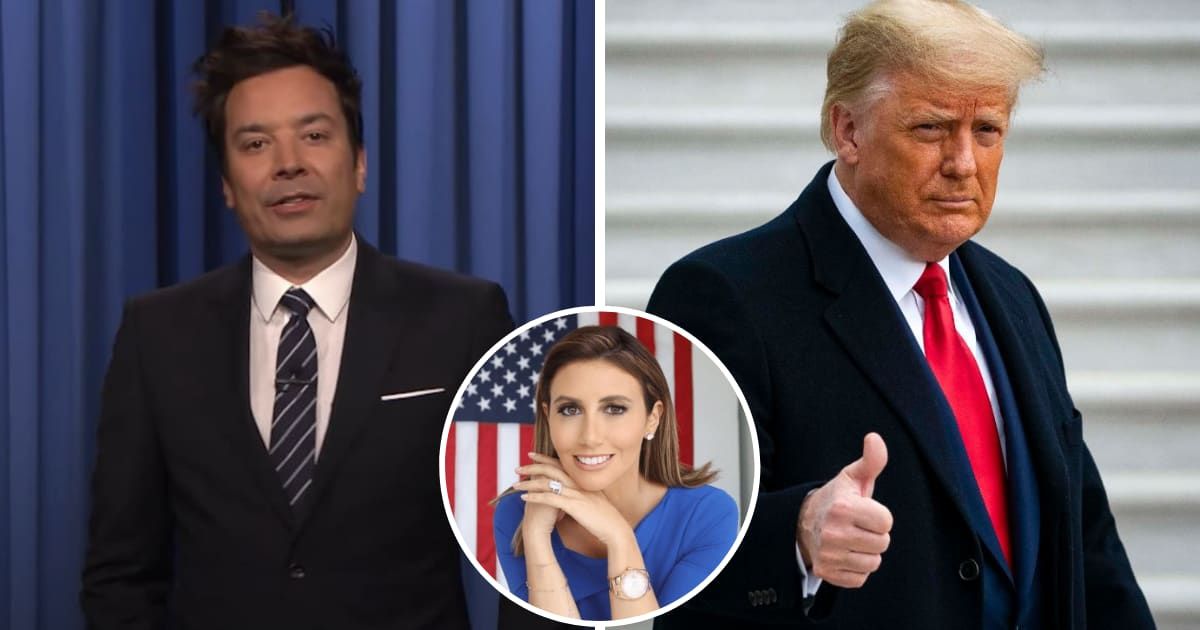 Jimmy Fallon playfully mocked former President Donald Trump's recent remarks on Alina Habba (Getty Images/Instagram)