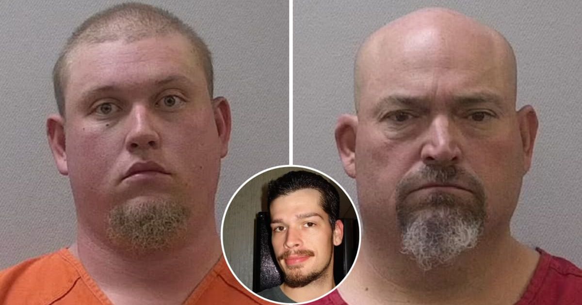 Ryan Jordan Lindler Sr (R) and Ryan Lindler Jr (L) were charged with the murder of Kevin Lester Newhouse (Lexington County Sheriff's Department)