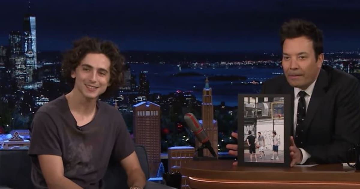 Timothee Chalamet was recently a guest on Jimmy Fallon's late-night show (The Tonight Show Starring Jimmy Fallon)