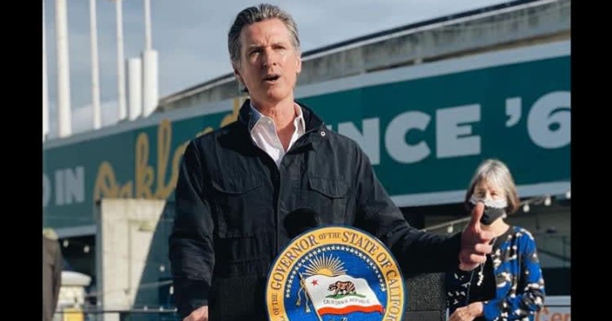 California Governor Gavin Newsom appeared on 'Late Night with Seth Meyers' and made a controversial remark against Florida Governor Ron DeSantis (@gavinnewsom/Instagram)