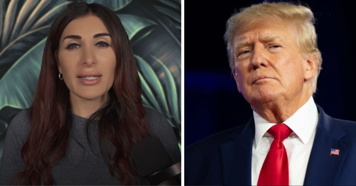Donald Trump thanks Laura Loomer for her support at the cost of her dating life (Laura Loomer/YouTube, Getty Images)