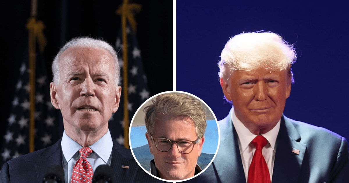 'Morning Joe' host Joe Scarborough talks about Donald Trump's claims from 2020 about Joe Biden and  (Getty Images and Instagram/@mikabrzezinski)