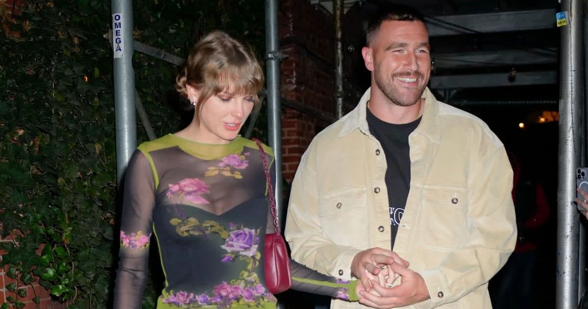 Taylor Swift and Travis Kelce's sweet moment sparks social media frenzy (Photo by Gotham/GC Images)