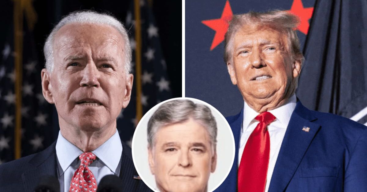 Internet shuts down Fox News anchor Sean Hannity as he touts Donald Trump's lead over Joe Biden in swing states poll